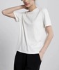 LS竹纤维女士竹感棉简约T恤0202 商品缩略图1