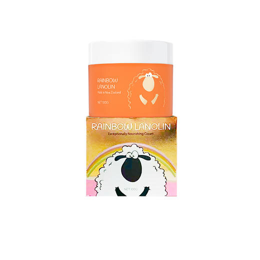 【保税仓】蜂兰 彩虹绵羊油滋养霜 100g 商品图0
