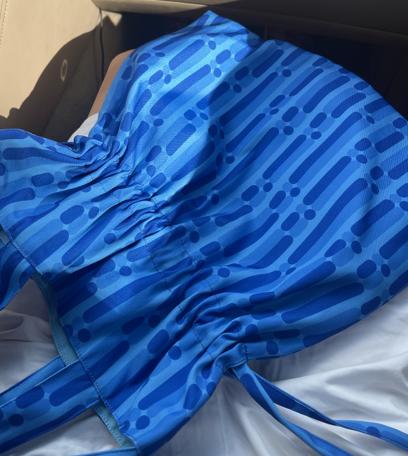 archi阿吃 蓝色棒棒冰斜挎包（深蓝色） 商品图0