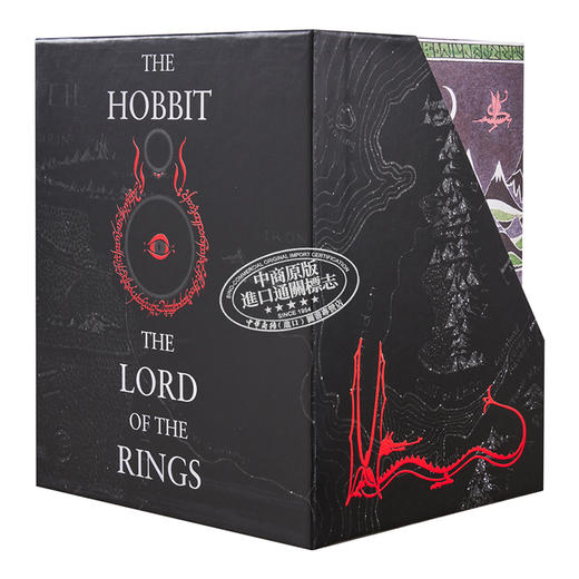 【中商原版】霍比特人 指环王 魔戒 80周年 礼盒盒装套装 托尔金小说 英文原版 The Hobbit The Lord of the Rings JRR Tolkien 商品图1