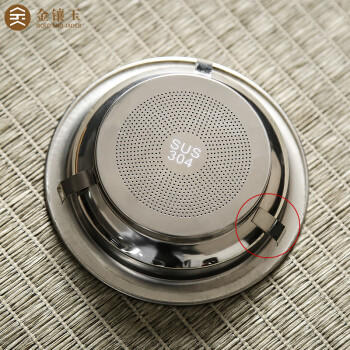 金镶玉公道杯高硼硅玻璃杯带不锈钢茶漏 茶海虑茶器 四方雅致350ml 商品图6