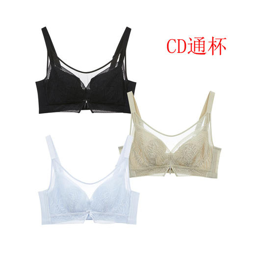 【满3件/59元】【C/D通用杯单件】【秀黛】夏花之恋记忆圈薄杯文胸E5113044T【专柜同款】 商品图2