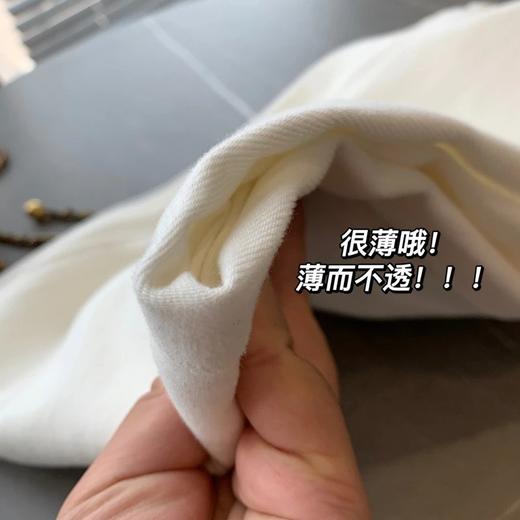 白色阔腿高腰拖地牛仔裤 超好版型 超柔软 商品图5