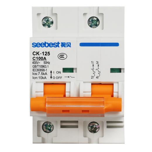 空开/CK-125(升级)/白色/100A/C型(大体积)/2P 商品图1