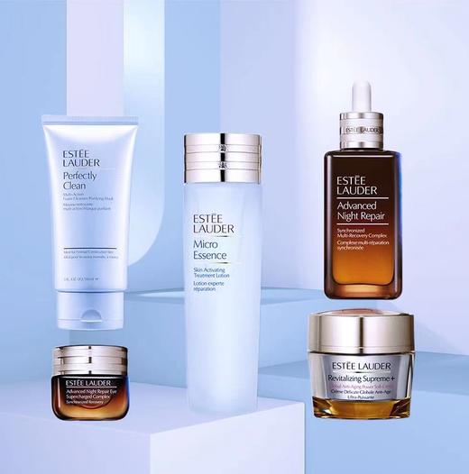 【全球购】ESTEE LAUDER雅诗兰黛增量五件套「洁面150ml+智妍面霜75ml+原生液200ml+小棕瓶精华100ml+第五代蓝光眼霜15ml」 ·海淘香港直邮 商品图5