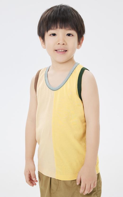 jnby  23年夏款  长绒棉个性撞色背心  1N6012520 商品图2