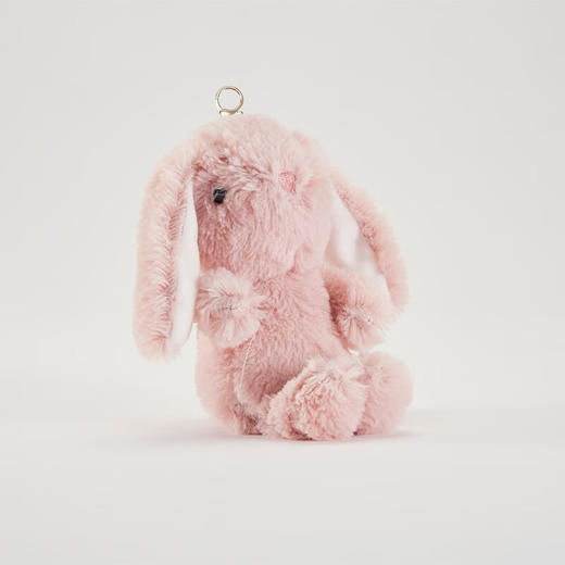 钥匙扣挂件 软趴趴 粉色大耳兔 S/白色小狗 S/棕色小狗 S 商品图1