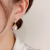 「s925银耳坠」s925银针精致小巧微镶锆石水滴型珍珠耳钉女时尚优雅耳环耳饰饰品 商品缩略图3
