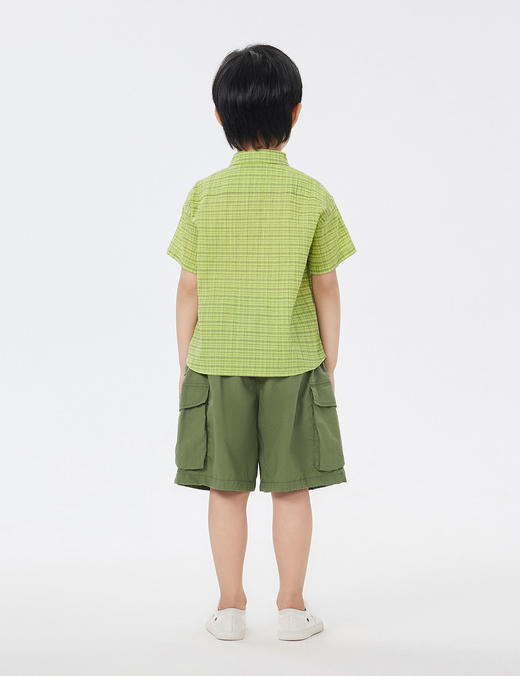 jnby  23年夏款  泡泡纱蓬松柔软短袖衬衣  1N6214610 商品图5