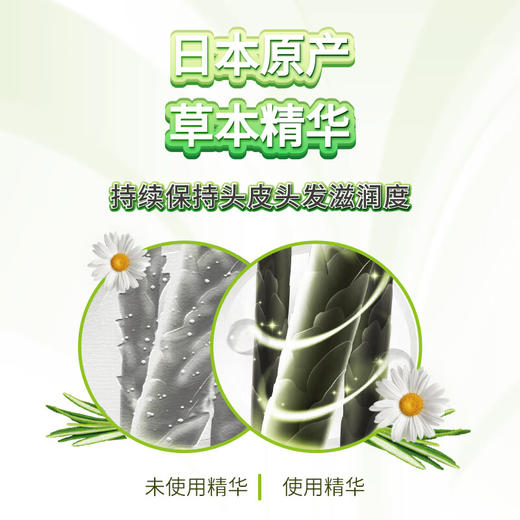 惠润（SUPER MiLD）洗发水绿野香氛柔顺洗发露600ml草本配方洗头膏蓬松洗发乳 商品图3