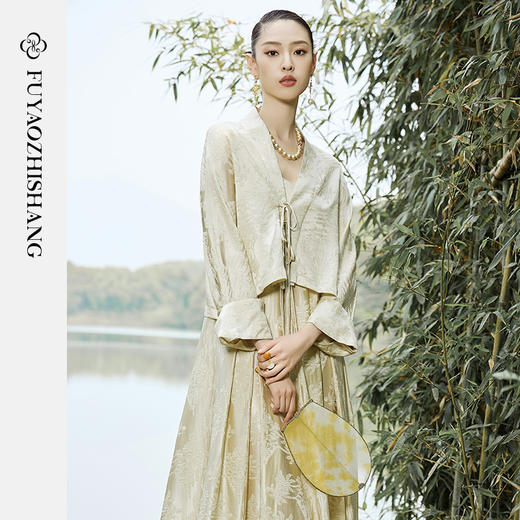 IWY/扶摇系列 夏季清冷感复古中式外套23FYC142 商品图0