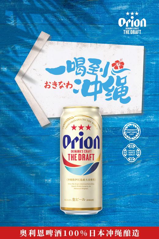 奥利恩（ORION）日本原装进口生啤酒 冲绳啤酒 500ml*24听 商品图1