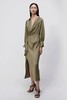 Jonathan Simkhai - TALITA CLASSIC MIDI DRESS-Willow - 女装 - 连身裙 - 柳绿色 商品缩略图0