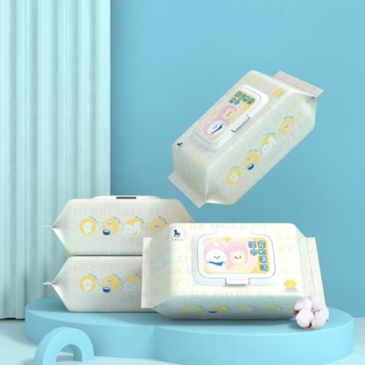 【一擦就搞定！宠物猫猫狗狗专用湿巾】柔软加厚泪养护毛发 痕擦拭80抽猫咪狗狗专用擦泪痕清理身体部位免洗除臭清洁湿纸巾  粉丝专属 商品图0