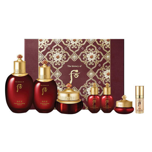 Whoo后 津率享红华凝香护肤套盒 水150ml 乳110ml 面霜30ml 商品图4