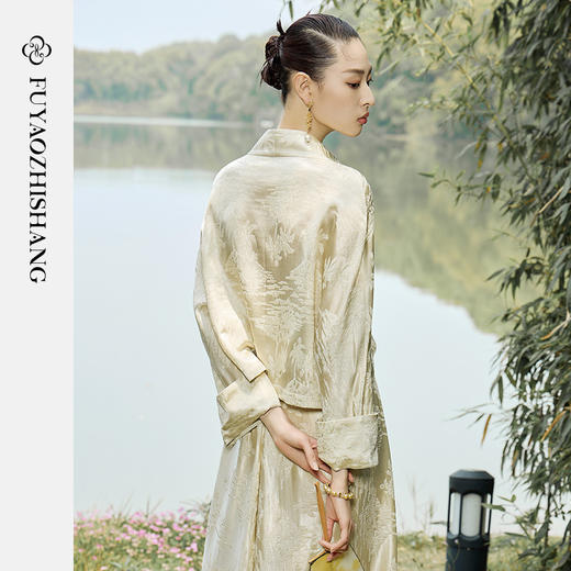 IWY/扶摇系列 夏季清冷感复古中式外套23FYC142 商品图4