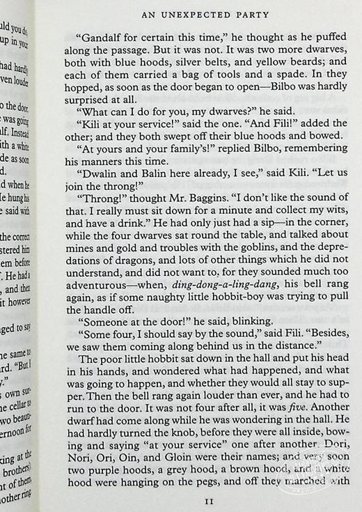 【中商原版】霍比特人 指环王 魔戒 80周年 礼盒盒装套装 托尔金小说 英文原版 The Hobbit The Lord of the Rings JRR Tolkien 商品图7