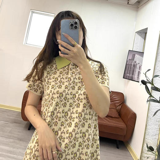 裁缝学苑AQ32 polo领醋酸棉碎花连衣裙纸样女装夏衣服打版裁剪图 商品图3