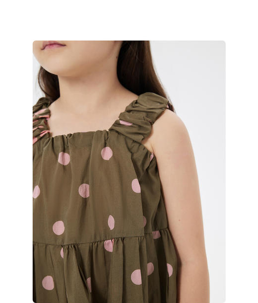 jnby  23年夏款  长绒棉府绸吊带连衣裙  1N6G14330 商品图5