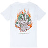 自由基地夏季新款潮流涂鸦元素火焰老虎摩托机车图案设计短袖T恤 NMT-1991 商品缩略图5