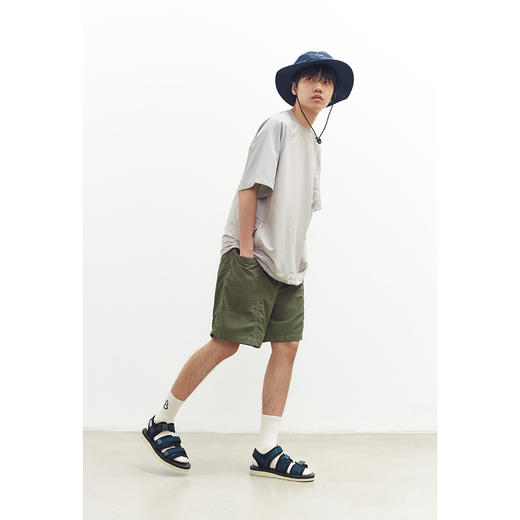 吃茶去chichaqu supplex抽绳沙滩休闲短裤 商品图3