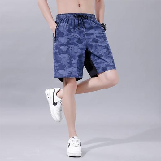 跃牌【跃LEAP-ACTIVE】系列迷彩短裤夏季男士薄款冰丝速干五分裤宽松篮球运动裤衩休闲裤子351 商品图1