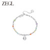 ZEGL设计师夏日冰透小彩串手链女生轻奢小众精致夏季闺蜜度假手饰 商品缩略图3