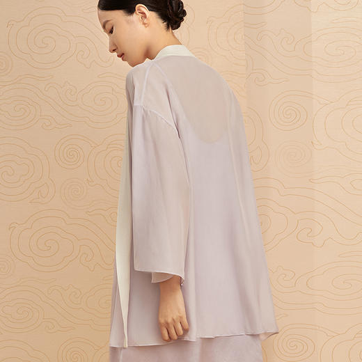 金三塔&敦煌 100%桑蚕丝女真丝刺绣绸缎吊带裙晨袍中式汉寝衣新品   YSFDB303/YSFDB101 商品图2