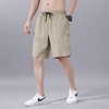 跃牌【跃LEAP-ACTIVE】系列美式潮牌工装休闲工装男夏季薄款冰丝五分裤宽松潮牌百搭多口袋裤352 商品缩略图3