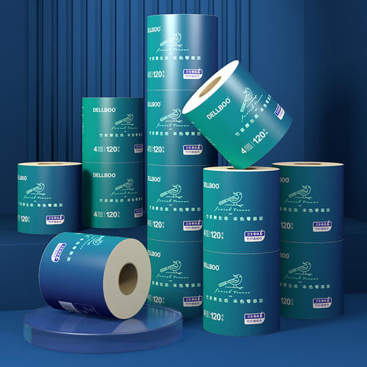 良布（DELLBOO）良布竹语系列有芯有膜卷纸120g（20卷/箱）LNJ120A20 商品图0