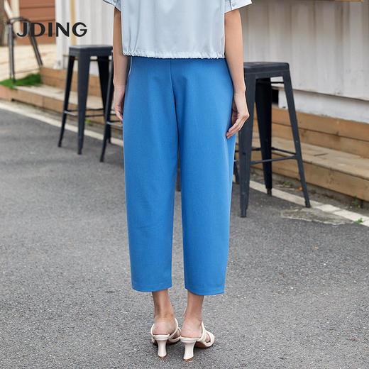 【商场同款】CJTI511 活力蓝色！宽松有度香蕉裤 显瘦舒适 轻薄透气 减龄好穿 商品图2