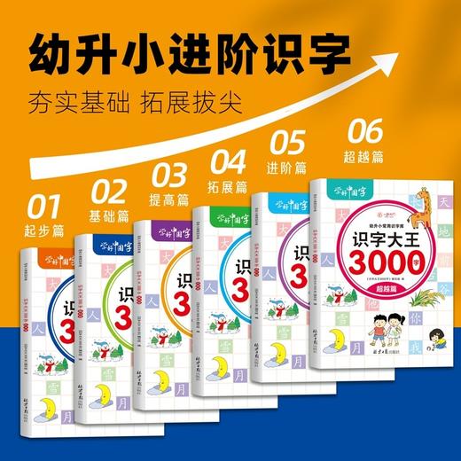 识字大王3000字幼儿园识字书幼儿2-3-6岁认字学好中国字有声伴读早教启蒙书籍学前班儿童看图入门识字大王汉字书 学前启蒙认字神器 商品图2