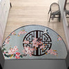 【时尚洋气 中式风格❗️中式半圆地垫入户门垫】进门地垫新中式家用门口耐脏脚垫卫生间吸水防滑地毯卧室地毯粉丝专属 商品缩略图5