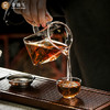 金镶玉公道杯高硼硅玻璃杯带不锈钢茶漏 茶海虑茶器 四方雅致350ml 商品缩略图0