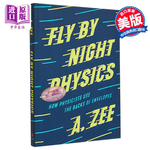 预售 【中商原版】徐一鸿 Fly by Night Physics 物理夜航学 直觉与猜算 英文原版 A Zee 商品图0