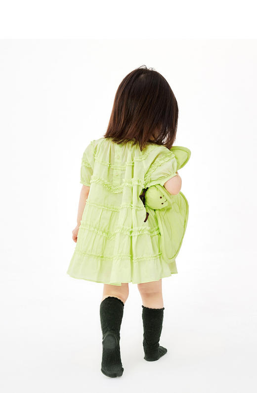 jnby  23年夏款  长绒棉蛋糕短袖连衣裙  YN6G12520 商品图5