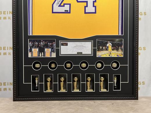 收藏系列 科比 湖人队24号黄色 亲笔签名球衣 商品图2