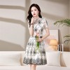 可爱优雅，圆领通勤中腰套头短袖中长款百搭夏季连衣裙HR-JXYR8303 商品缩略图3