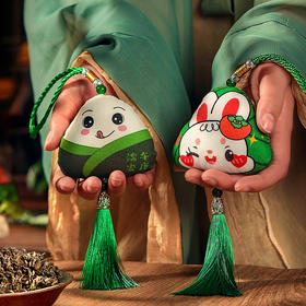 【端午粽香❗️粽子香囊挂 件】手工缝制，艾草香味清新，端午节材料包艾草驱蚊香囊挂件粉丝专属