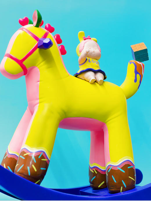 稀奇艺术 夏天木马冰激凌/春天木马甜甜圈 商品图4