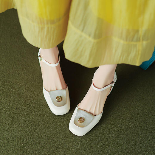 优雅百搭，圆头玛丽珍凉鞋WC-M8285 商品图7