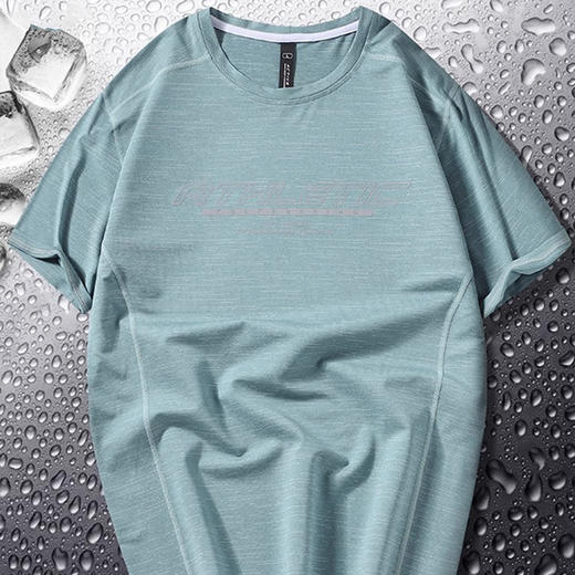 跃牌【跃LEAP-ACTIVE】系列运动T恤男夏季透气吸汗速干健身衣宽松轻薄圆领休闲跑步T上衣R431 商品图1