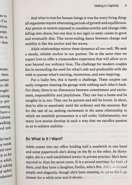 【中商原版】亲密陷阱 英文原版 Mating in Captivity How to keep desire and passion alive in longterm relationship 商品图7