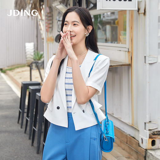 【商场同款】CJTI511 活力蓝色！宽松有度香蕉裤 显瘦舒适 轻薄透气 减龄好穿 商品图5