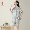 SAINTJOY/上久楷女式蓝灰色印花短袖睡衣套装  JWS21009 商品缩略图5