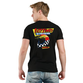 自由基地夏季新款男女通勤美式街头机车摩托车图案印花短袖T恤衫 NMT-1987