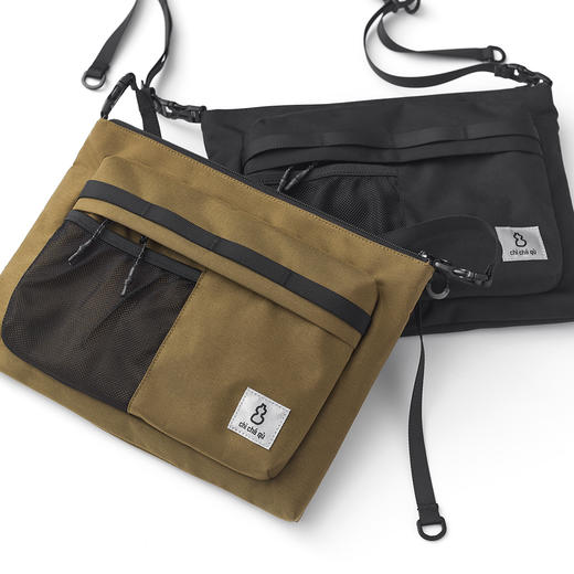 吃茶去chichaqu户外运动轻量多袋斜挎单肩包CORDURA山系骑行 商品图0
