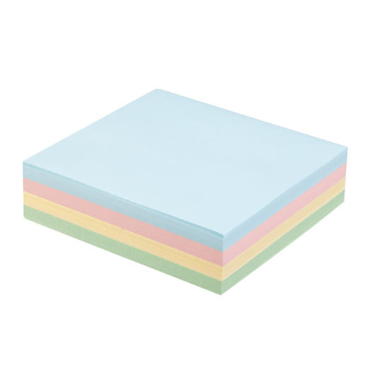 齐心彩色便签盒C4215(配纸94*87mm)透明 商品图3