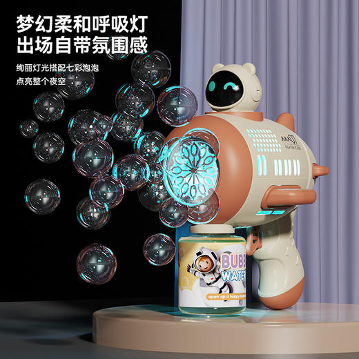 【六一热卖】新品飞机泡泡机，太空宇航员泡泡枪，儿童吹泡泡玩具，全自动不漏水，亲子户外互动吹泡泡玩具，让孩子畅享无尽带来的乐趣！ 商品图3