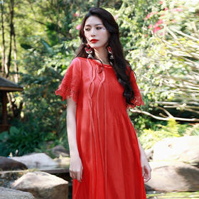 朝霞映日编绳连衣裙 | 现货加急发